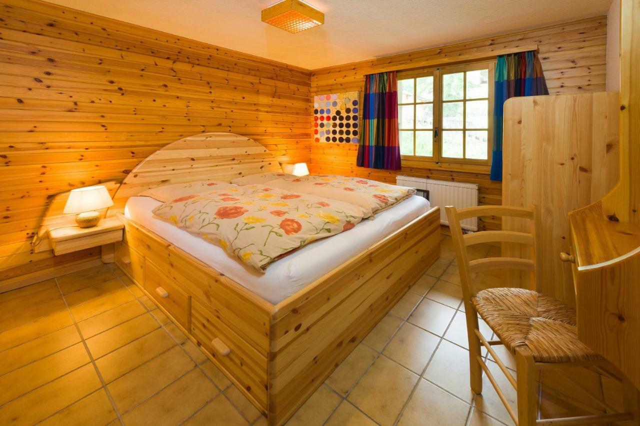 Apartment Schinkenheim "Bei Fuchs & Hase" Grächen Eksteriør bilde