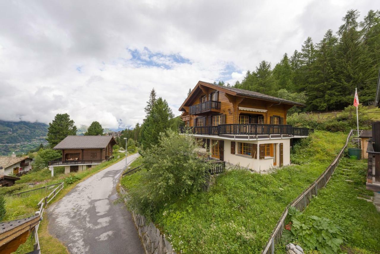 Apartment Schinkenheim "Bei Fuchs & Hase" Grächen Eksteriør bilde