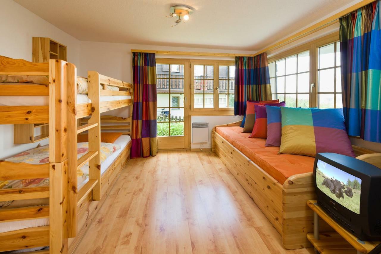 Apartment Schinkenheim "Bei Fuchs & Hase" Grächen Eksteriør bilde